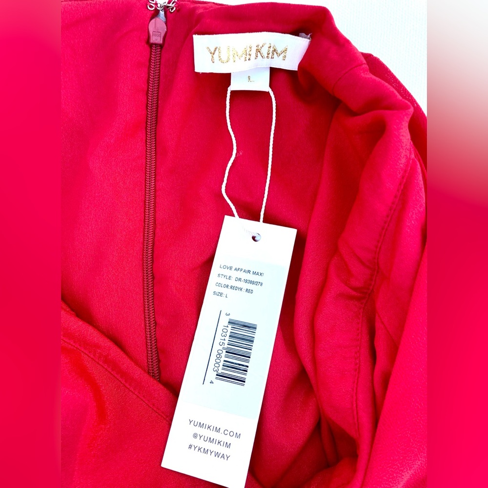 NWT Yumi Kim Red Love Affair Backless Maxi Dress - Picture 8 of 12